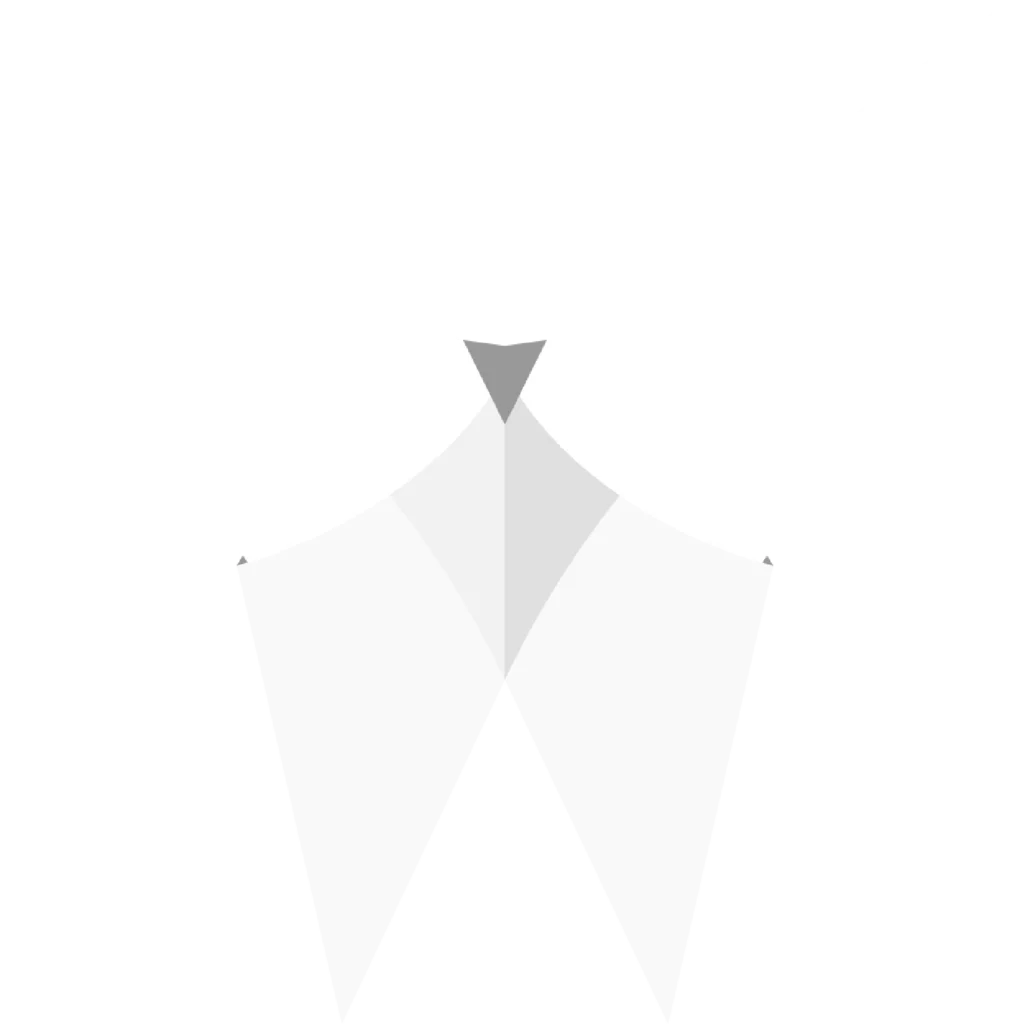Logo stilizzato di una farfalla in bianco e grigio su sfondo nero, con forme geometriche nette che richiamano l’origami.